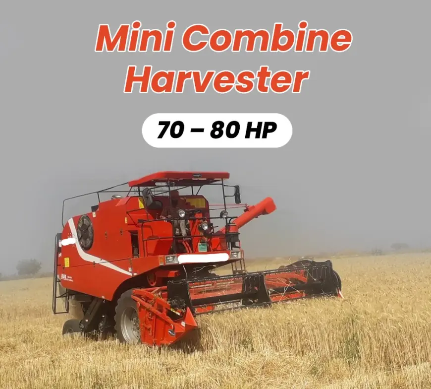 Mini Combine Harvester for Efficient Harvesting