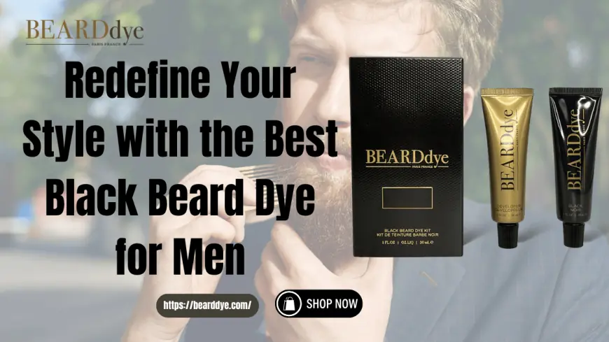 Black Beard Dye by Beard Dye – Luxurious & Natural Grooming