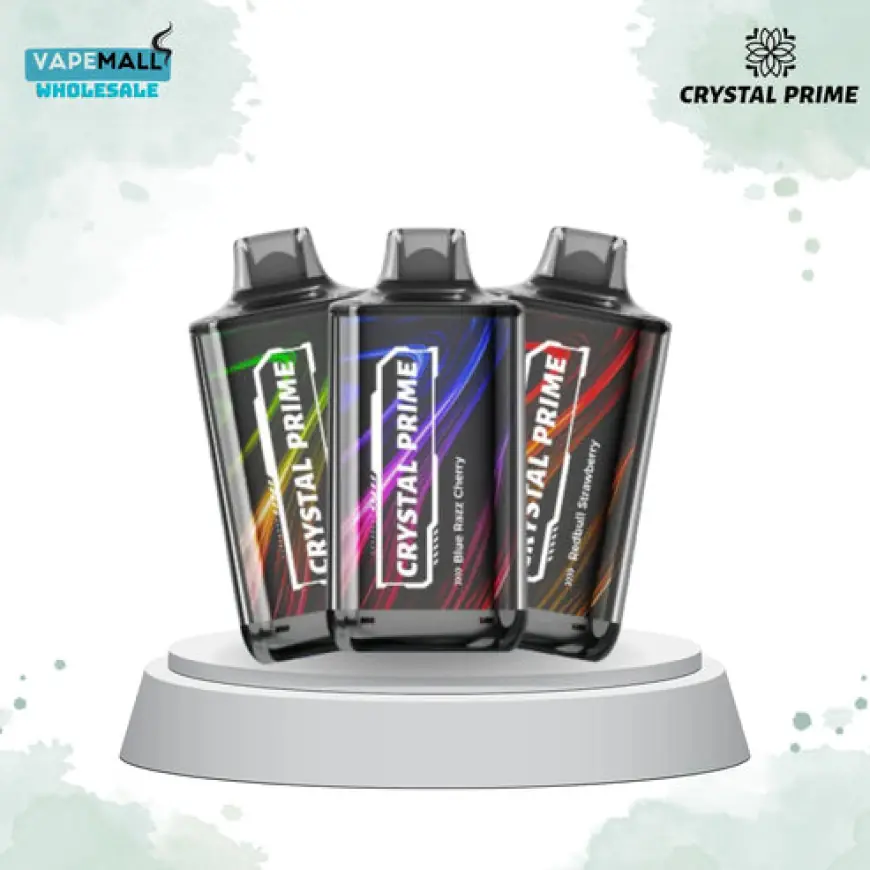 Crystal Prime Deluxe 18000 Box of 10 – Elite Vaping with Massive Puff Power