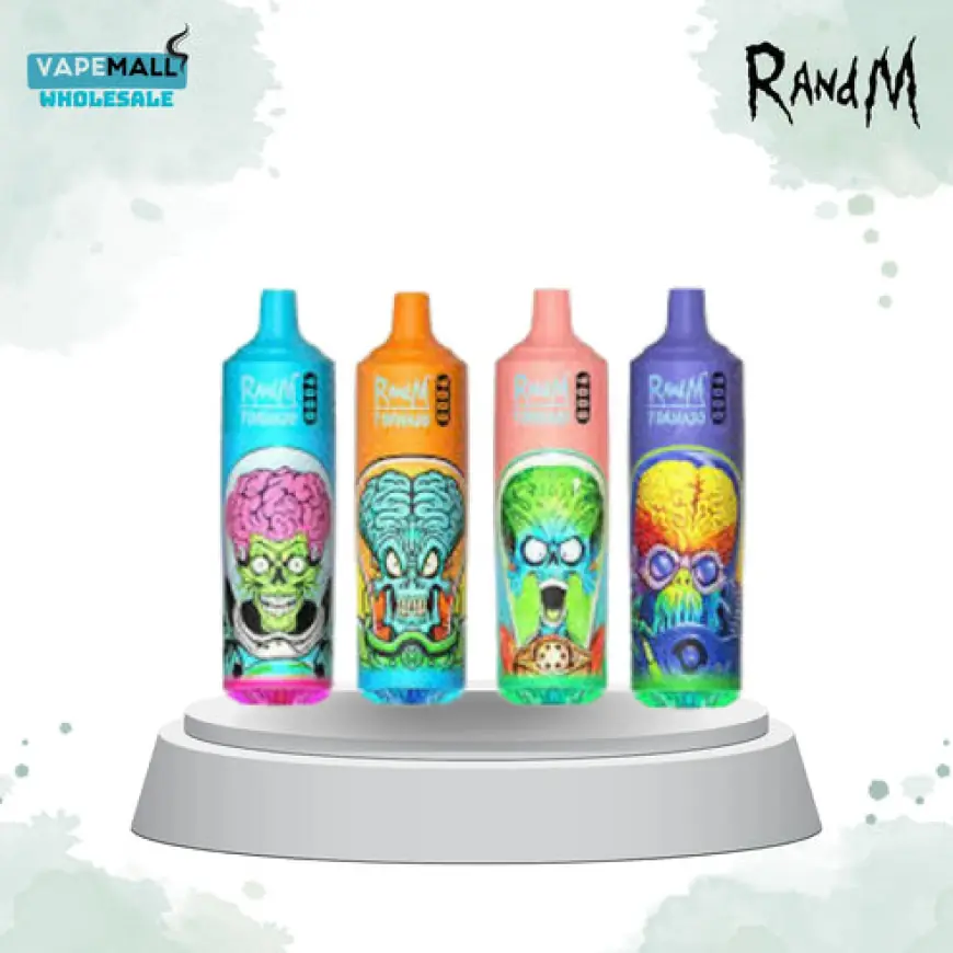 R and M Tornado 9000 Box of 10 – Powerful Disposable Vape with Long-Lasting Performance