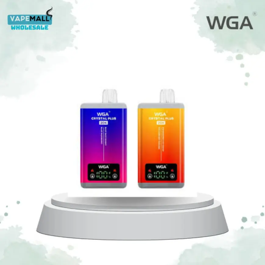 WGA Crystal Plus 20000 Box of 10 – The Ultimate Disposable Vape for High Puff Performance