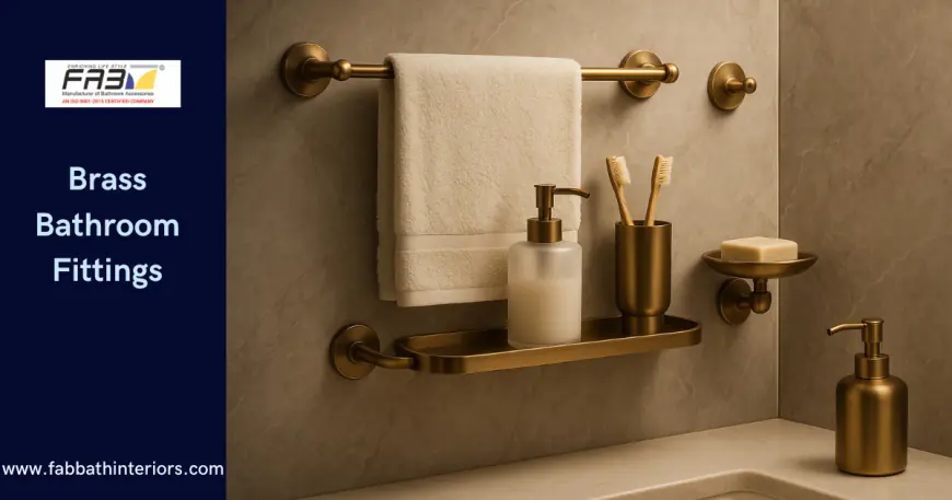 Elevate Your Space with Timeless Brass Bathroom Fittings