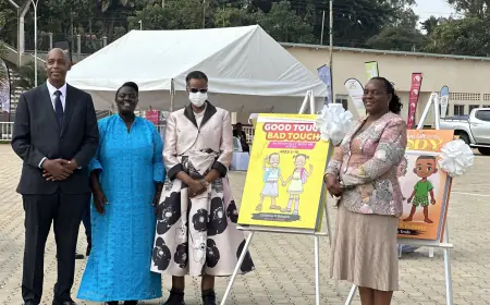 Mama Janet Museveni launches new Kids' books at the Mama Tendo Parenting symposium.