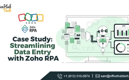 Case Study: Streamlining Data Entry with Zoho RPA