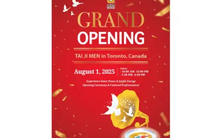 Tai Ji Men Launches Its First Canadian Chapter in Toronto: Ancient Wisdom for Modern Wellness