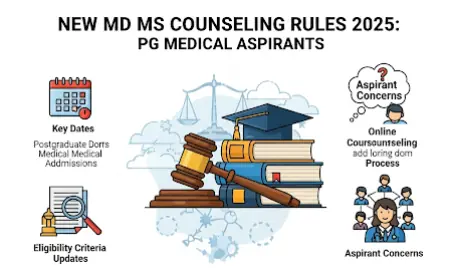 New MD MS Counseling Rules 2025: PG Medical Aspirants