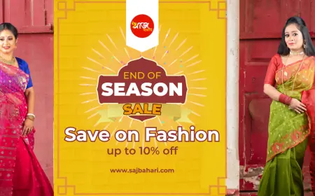 Buy Elegant Golden Jamdani Saree for Weddings and Special Events