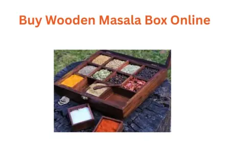Buy Wooden Masala Box Online