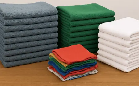 Bulk Huck Towels & Green Huck Towels, The Essential Cleaning Cloths from Wiping Hub