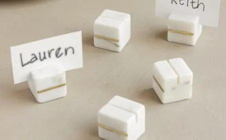 2025 Buying Guide for Marble Cube-Shaped Place Card Holders: Style Meets Functionality
