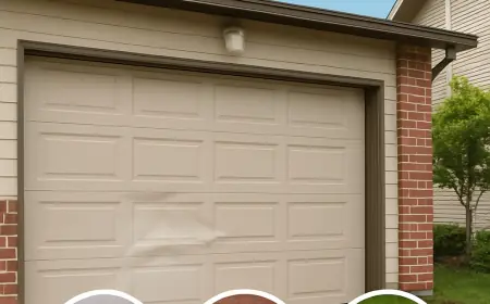 What Causes the Need for Garage Door Dents Repair in Aurora?