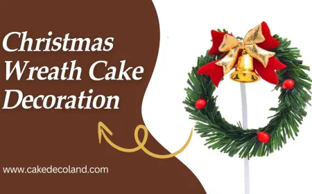 Christmas Ball Cake Decoration