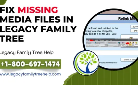 How to Fix Missing Media Files in Legacy Family Tree