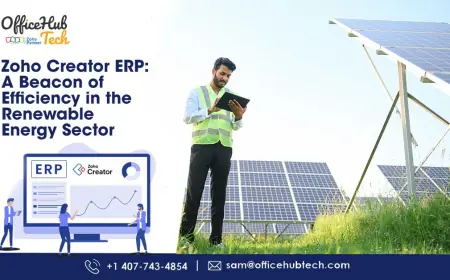 Zoho Creator ERP: A Beacon of Efficiency in the Renewable Energy Sector