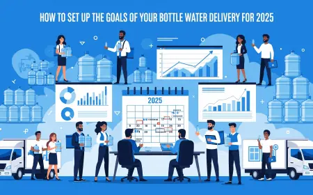 How to Set Up the Goals of Your Bottle Water Delivery for 2025