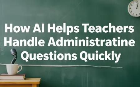 How AI Helps Teachers Handle Administrative Questions Quickly