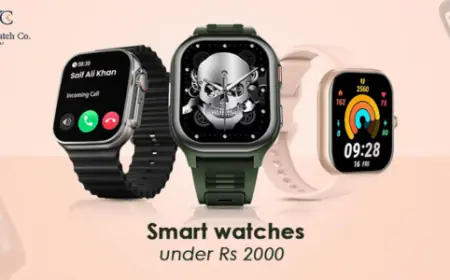 5 Best Smartwatches Under ₹2000