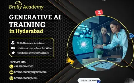 Generative AI Training in Hyderabad – Brolly Academy