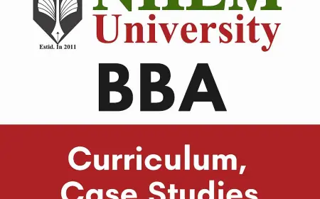 BBA curriculum case studies internships
