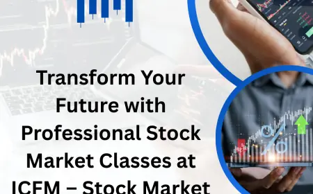 Transform Your Future with Professional Stock Market Classes at ICFM – Stock Market Institute