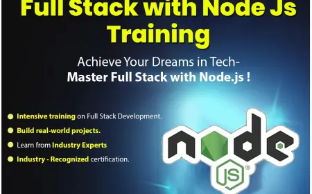 Boost Your Career with Node JS Certification in Noida