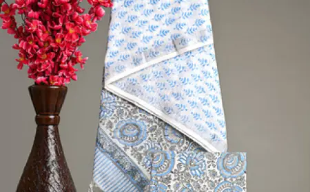 Buy Linen Dupatta Online with Cotton Suit for Women