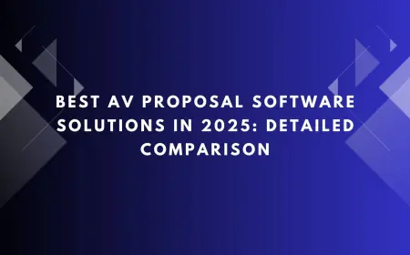 Best AV Proposal Software Solutions in 2025: Detailed Comparison