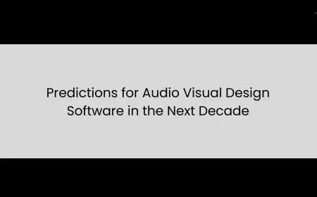 Predictions for Audio Visual Design Software in the Next Decade