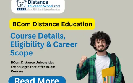 BCom Distance Education: Affordable and Flexible Study Options