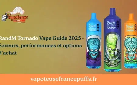 RandM Tornado Vape Guide 2025 - Saveurs, performances et options d'achat