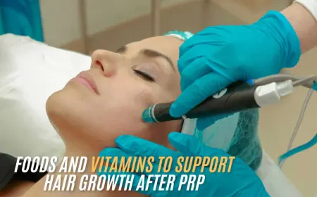 Foods and Vitamins to Support Hair Growth After PRP