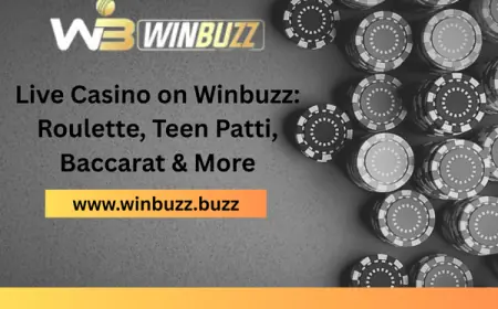 Live Casino on Winbuzz: Roulette, Teen Patti, Baccarat & More