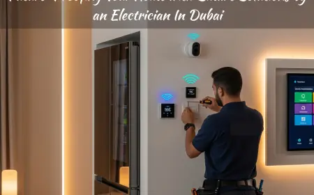 Future-Proofing Your Home with Smart Solutions by an Electrician In Dubai
