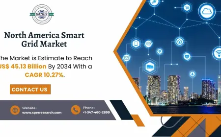 North America Smart Grid Market CAGR Value and Future Scope 2034