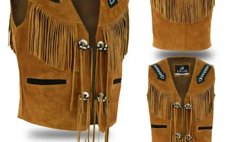 Shop the Best Suede Vest Mens at Lesa Collection USA