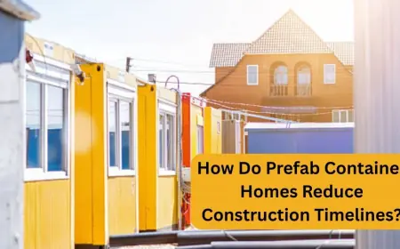 How Do Prefab Container Homes Reduce Construction Timelines?
