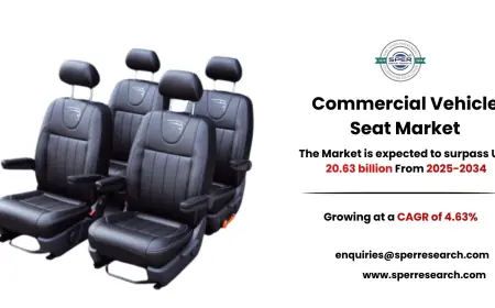Commercial Vehicle Seat Market Size, Share and Growth 2034