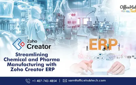 Streamlining Chemical and Pharma Manufacturing with Zoho Creator ERP