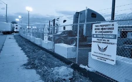 Truck Yard Security: Protecting Assets, Drivers, and Operations