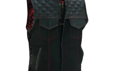 Best Men Denim Vest Collection at Lesa Collection USA