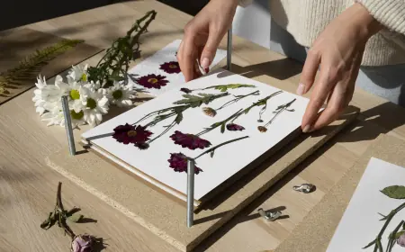 Pressed Flower Art Sydney – Elegant Floral Keepsakes