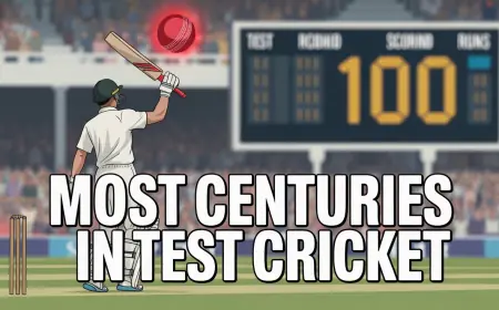 Most Centuries in Test Cricket Legends Who Shaped the Red Ball Game