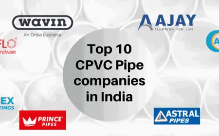 Top 10 CPVC Pipe Brands in India