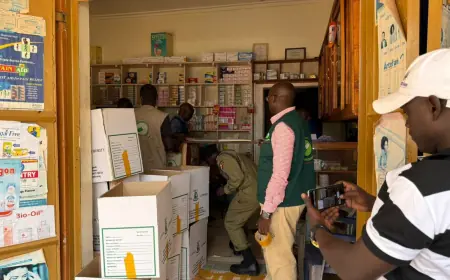 NDA closes illegal drug outlets, impounds medicines in North Eastern Uganda.