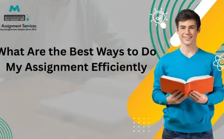 What Are the Best Ways to Do My Assignment Efficiently