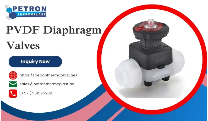 PVDF Diaphragm Valves in UAE – Available in All Sizes