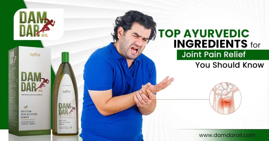 Top Ayurvedic Ingredients for Joint Pain Relief You Should Know