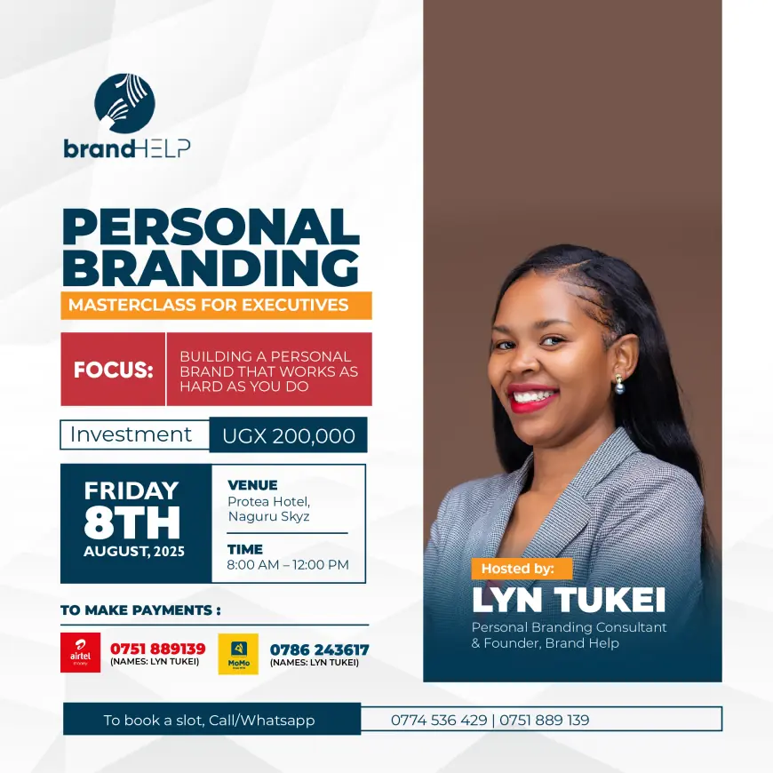 Top Executives to Speak at Personal Branding Masterclass in Kampala