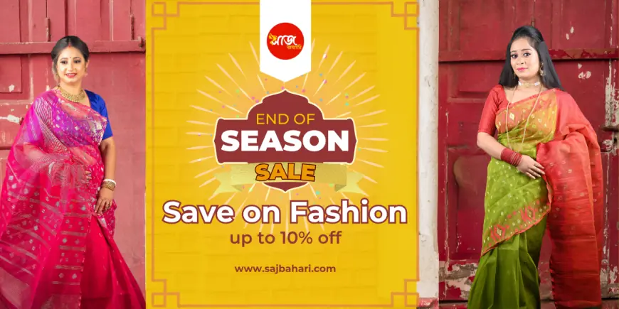 Buy Elegant Golden Jamdani Saree for Weddings and Special Events