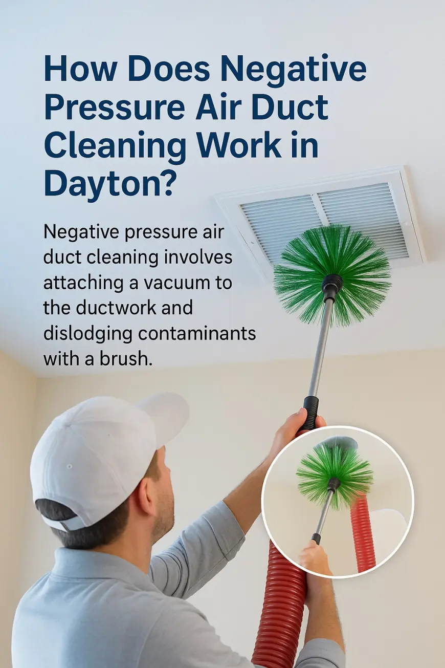 How Does Negative Pressure Air Duct Cleaning Work in Dayton?